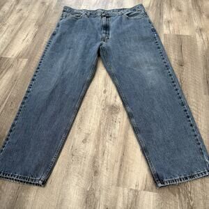 Levi’s 550 Jeans Mens Relaxed Fit Medium Wash Blue Sz 44x32 (43x31) 100% Cotton